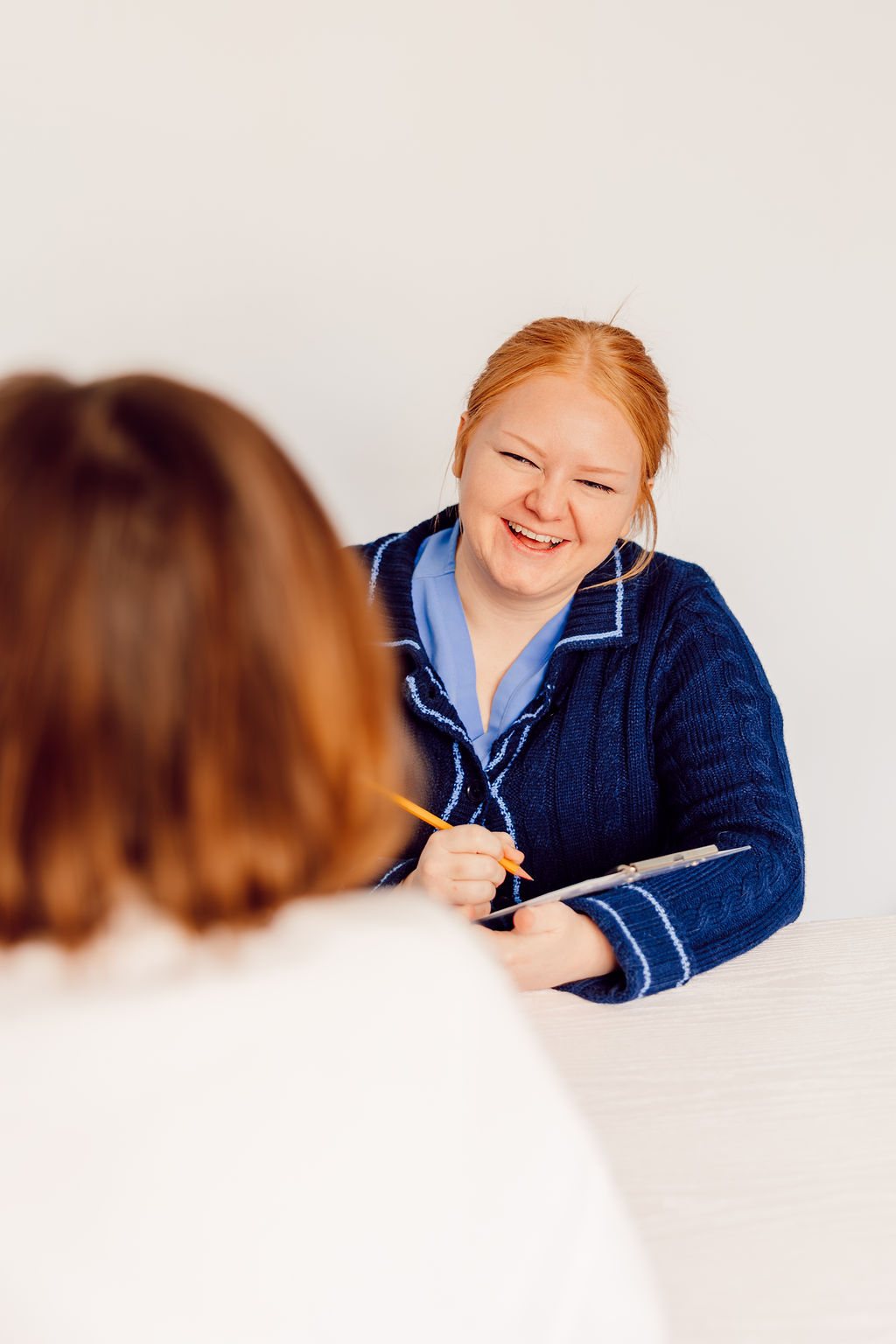 Staff during patient session